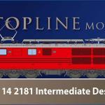 NMJ Topline NSB El14 2181, Mellomdesign, DCC m/lyd