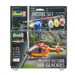 Revell: MODEL SET EC135 AIR-GLACIERS 1/72