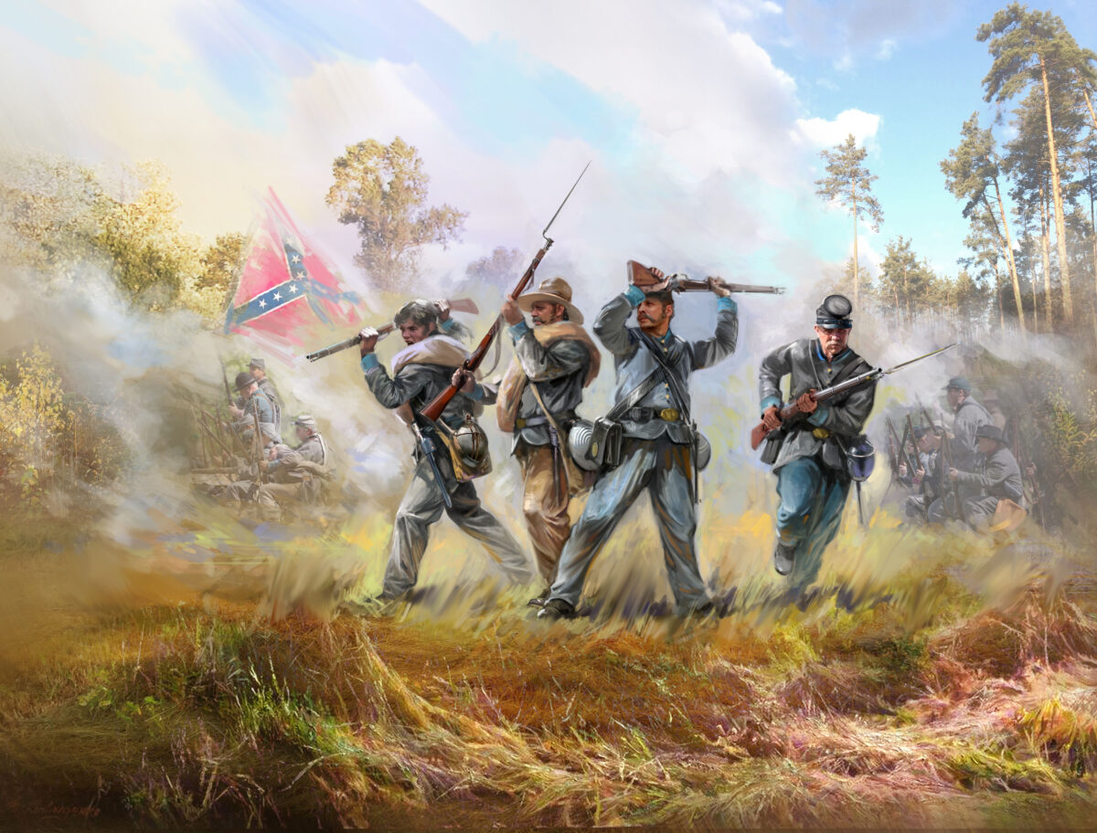 ICM: 1/35 American Civil War Confederate Infantry. Set #2 (100% new molds) - Bilde 1