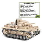Cobi 2712 Panzer III Ausf J - 292 deler - Bilde 4