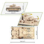 Cobi 2712 Panzer III Ausf J - 292 deler - Bilde 2