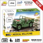 Cobi 2295 Medical Willys MB D-Day 1944 - 130 deler