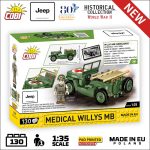 Cobi 2295 Medical Willys MB D-Day 1944 - 130 deler - Bilde 2