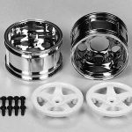 Tamiya:  5-SPOKE 2-PIECE WIDE WHEEL *2