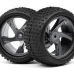 Maverick RC 1/18 TRUGGY WHEEL & TYRE ASSEMBLY (ION XT)