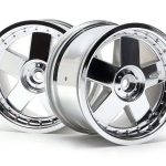 HPI:GT5 WHEEL CHROME (83x56mm/2pcs)