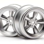 HPI:  VINTAGE 5 SPOKE WHEEL 26mm MATTE CHROME 0mm OFFSET