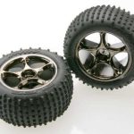 Traxxas: Tires & Wheels Alias Medium/Tracer 2.2 Rear (TSM-Rated) (2)