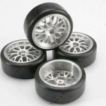 Traxxas: Tires & Wheels Pro-Trax/BBS Chrome 1.9 (4)
