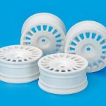 Tamiya:  24MM RALLYDISH WHEELS 0 WHI *4