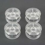 Tamiya:  RC 24MM DISH WHEELS-4PCS Clear/+0