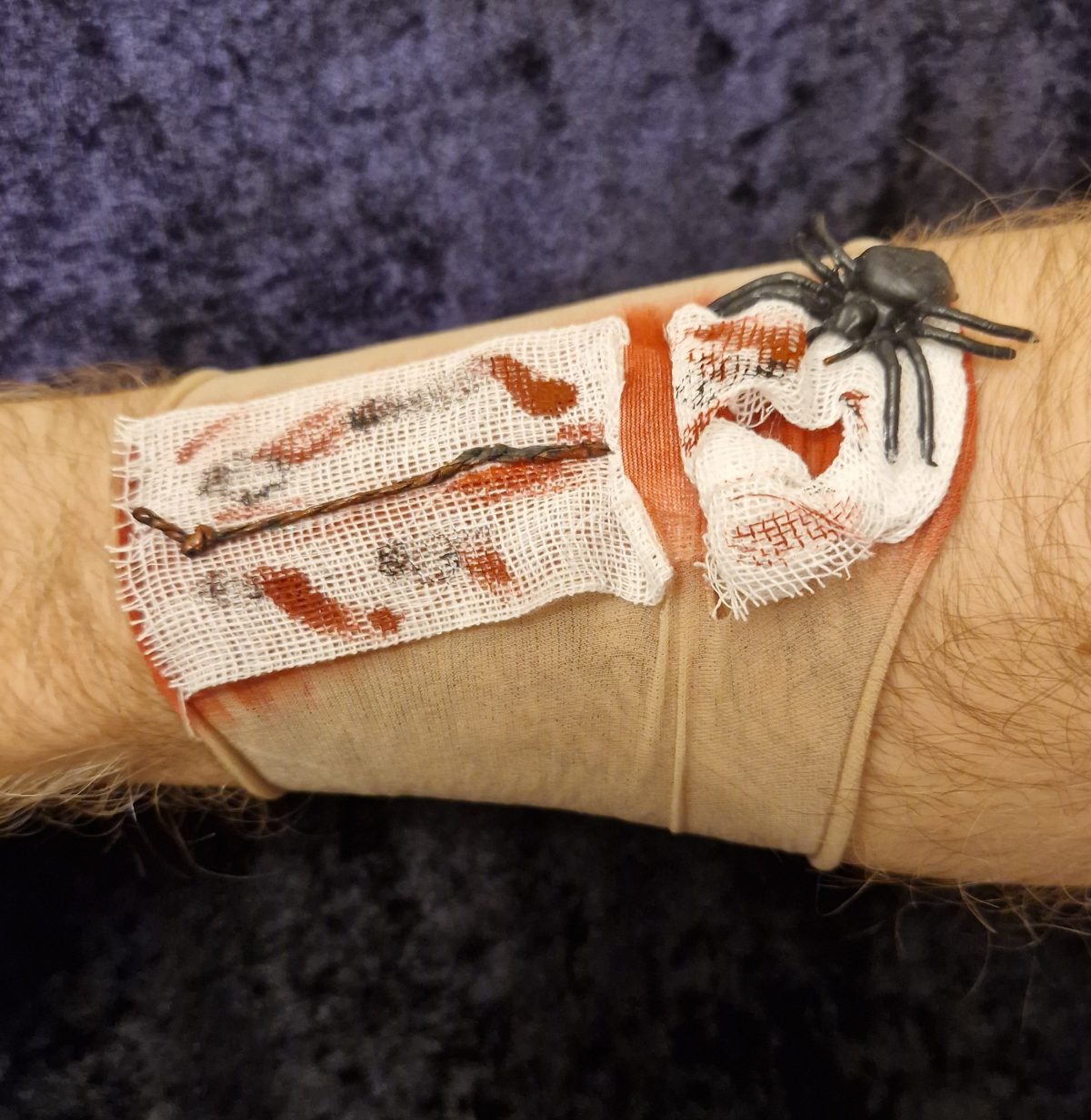 Edderkopp på strømpe - Bilde 1