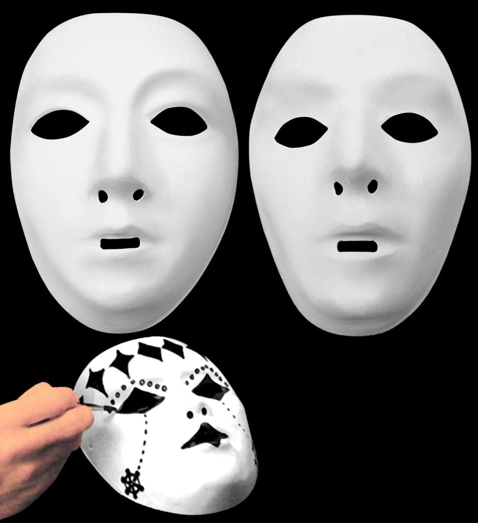 2337_dd4ca886285d895b85ac209404f99028.jpg Robot Maske, Hvit - Bilde 1