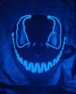 Smilende Led maske, Blå - Bilde 2