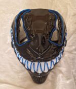 Smilende Led maske, Blå