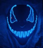 Smilende Led maske, Cyan - Bilde 2