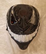 Smilende Led maske, Cyan