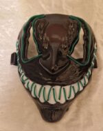 Smilende Led maske, Grønn