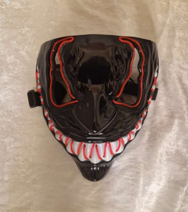 Smilende Led maske, Rosa