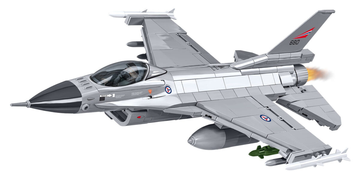 Cobi: Lockheed Martin F-16 Norsk utgave med pilot - Bilde 6