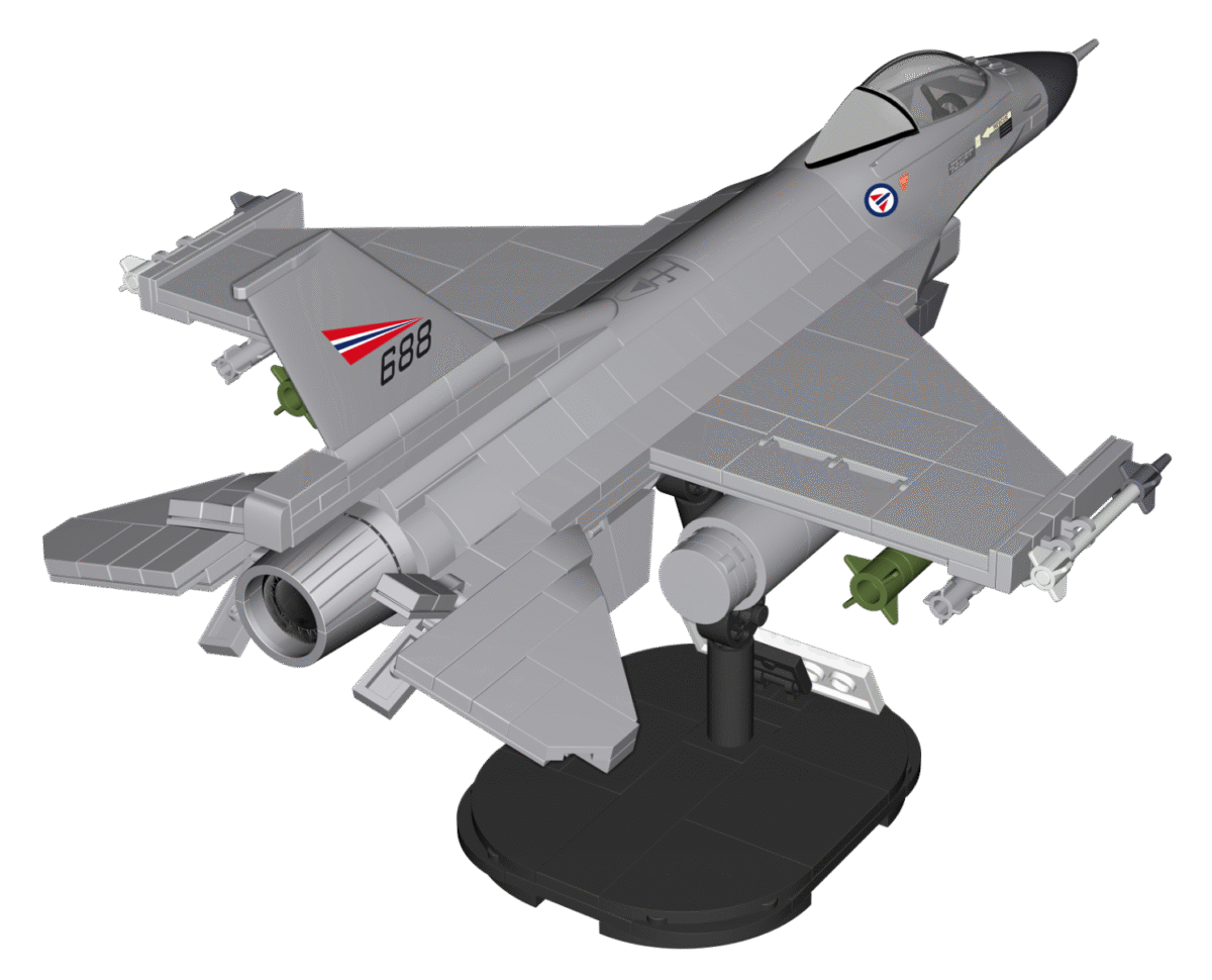 Cobi: Lockheed Martin F-16 Norsk utgave med pilot - Bilde 2