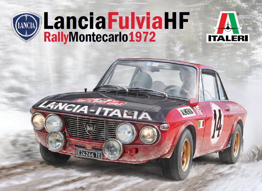 3670 Italeri: 1/24 Lancia Fulvia HF Rally Monte Carlo 1972 - Bilde 1