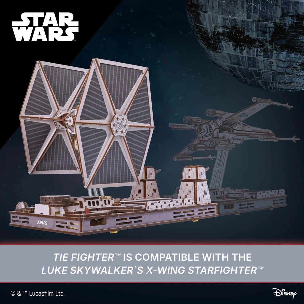 UG70270_10 Ugears: TIE Fighter Star Wars - Bilde 3