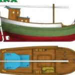 Turk: 1/35 TAKA " Black Sea Fishing Boat " - 38,2 cm