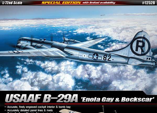 10264_rd_1c36da2e06a16c17acda693eb0ecaac4.jpg Academy: USAAF B-29A "Enola Gay & Bockscar" - Bilde 1